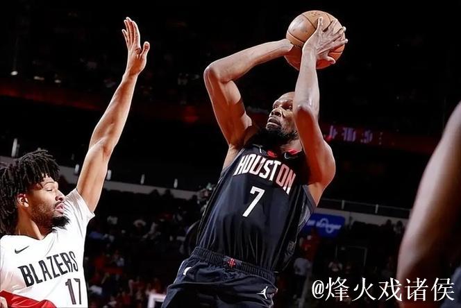 火箭竟成“末节之王”！4数据笑傲30队 关键球1人为杜兰特分忧